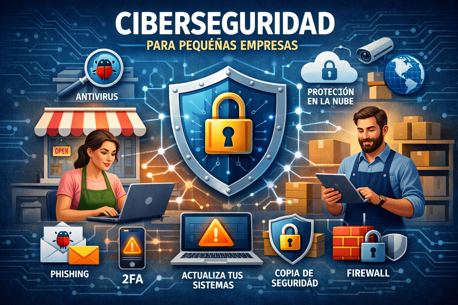 Conceptos básicos de ciberseguridad para pequeñas empresas