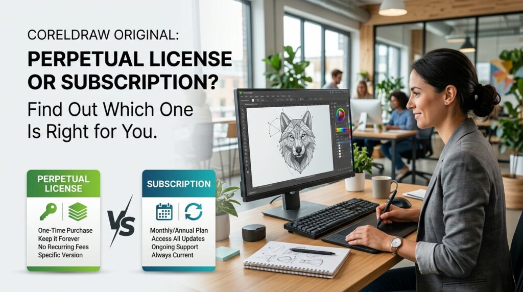 CorelDRAW Original: ¿Licencia Perpetua o Suscripción? Descubre cuál te conviene